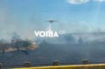 Φωτιά κοντά στους Νέους Επιβάτες στη Θεσσαλονίκη – Μήνυμα από το 112 στους κατοίκους