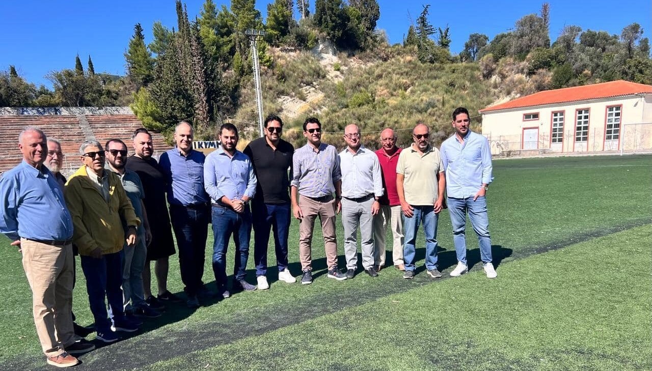 Περιφέρεια Στερεάς Ελλάδας: Εγκατάσταση χλοοτάπητα και επισκευή του γηπέδου ποδοσφαίρου στο Λύκειο-Γυμνάσιο Κύμης