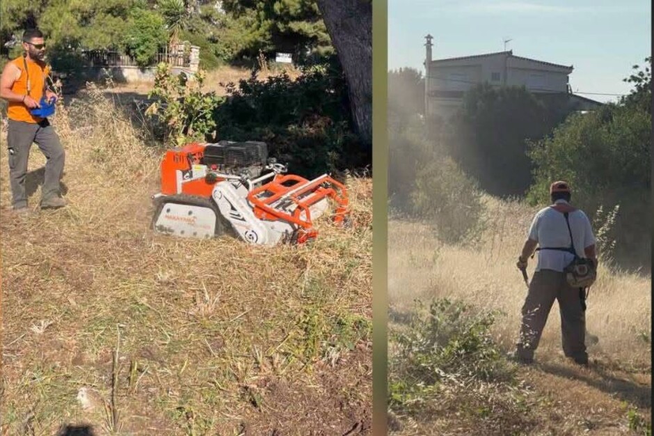 Δήμος Σπάτων-Αρτέμιδος: Συνεχίζονται οι εργασίες αποψίλωσης και πρόληψης πυρκαγιών