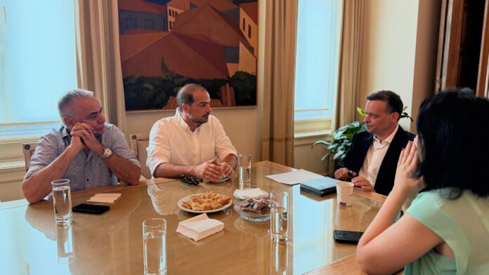 Δήμαρχος Αθηναίων συναντήθηκε με τον επικεφαλής της Νέας Αριστεράς Γ. Σακελλαρίδη