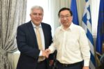 Δήμαρχος Πρέβεζας συναντήθηκε με τον Πρέσβη της Λαϊκής Δημοκρατίας της Κίνας