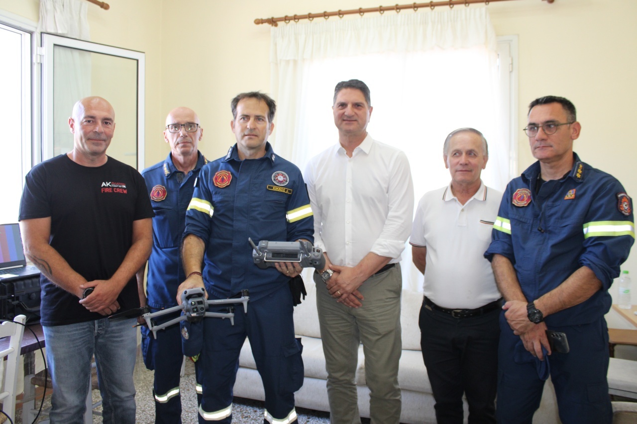 Δ. Μεσσήνης: Υπερσύγχρονο drone θα ενισχύσει το έργο του Πυροσβεστικού Κλιμακίου Πεταλιδίου