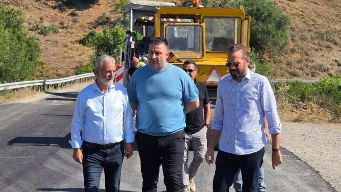Αυτοψία Περιφερειάρχη στην Περιφέρεια Δυτικής Ελλάδας, στη διαδρομή Βλατός-Μπαρμπαλιό-Γέφυρα Βέργας