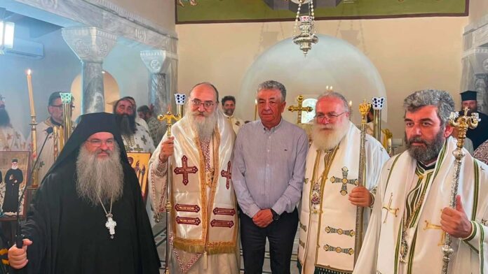 Περιφερειάρχης Κρήτης στα Θυρανοίξια του Καθολικού στη Μονή Κουδουμά