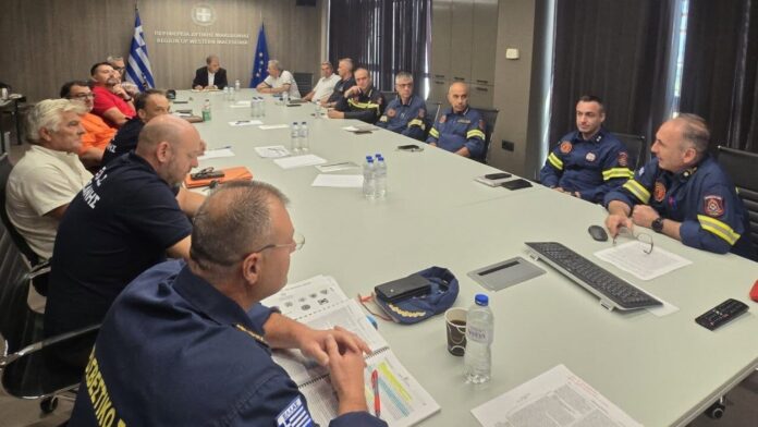 Συνάντηση Γ. Αμανατίδη με την Π.Υ. και τις Εθελοντικές Οργανώσεις Πολιτικής Προστασίας στην Περιφέρεια Δυτικής Μακεδονίας