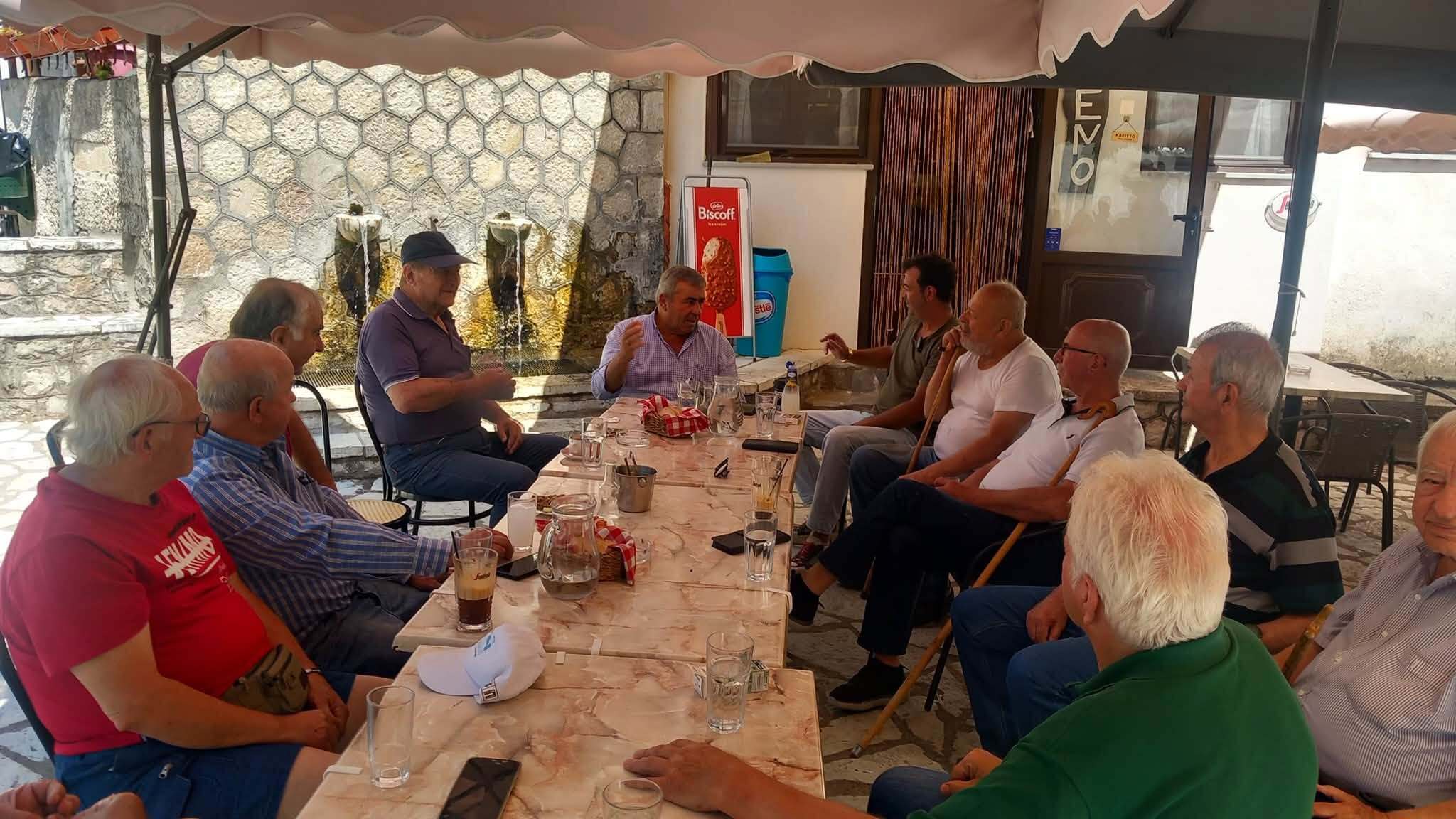 Περιοδεία του Δημάρχου στις ορεινές Κοινότητες του Δήμου Πύλης