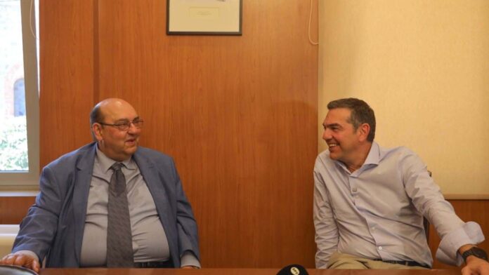 Αλ. Τσίπρας: Συνάντηση με τον Δήμαρχο Δυτ. Λέσβου
