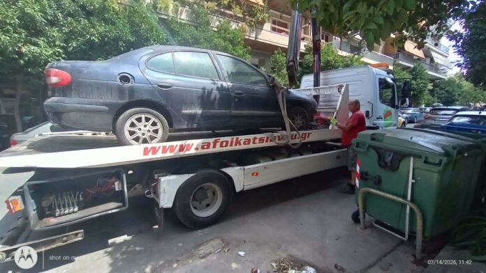 Δήμος Ζωγράφου: Ξεκινά και πάλι η απομάκρυνση εγκαταλελειμμένων οχημάτων