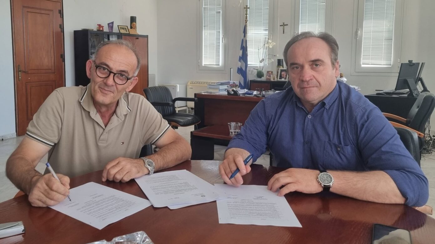 Δ. Ζηρού: Υπογράφηκε η σύμβαση για την αποκατάσταση των υποδομών ύδρευσης