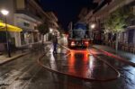 Συνεργεία του Δήμου Μετεώρων καθαρίζουν οδούς της Καλαμπάκας