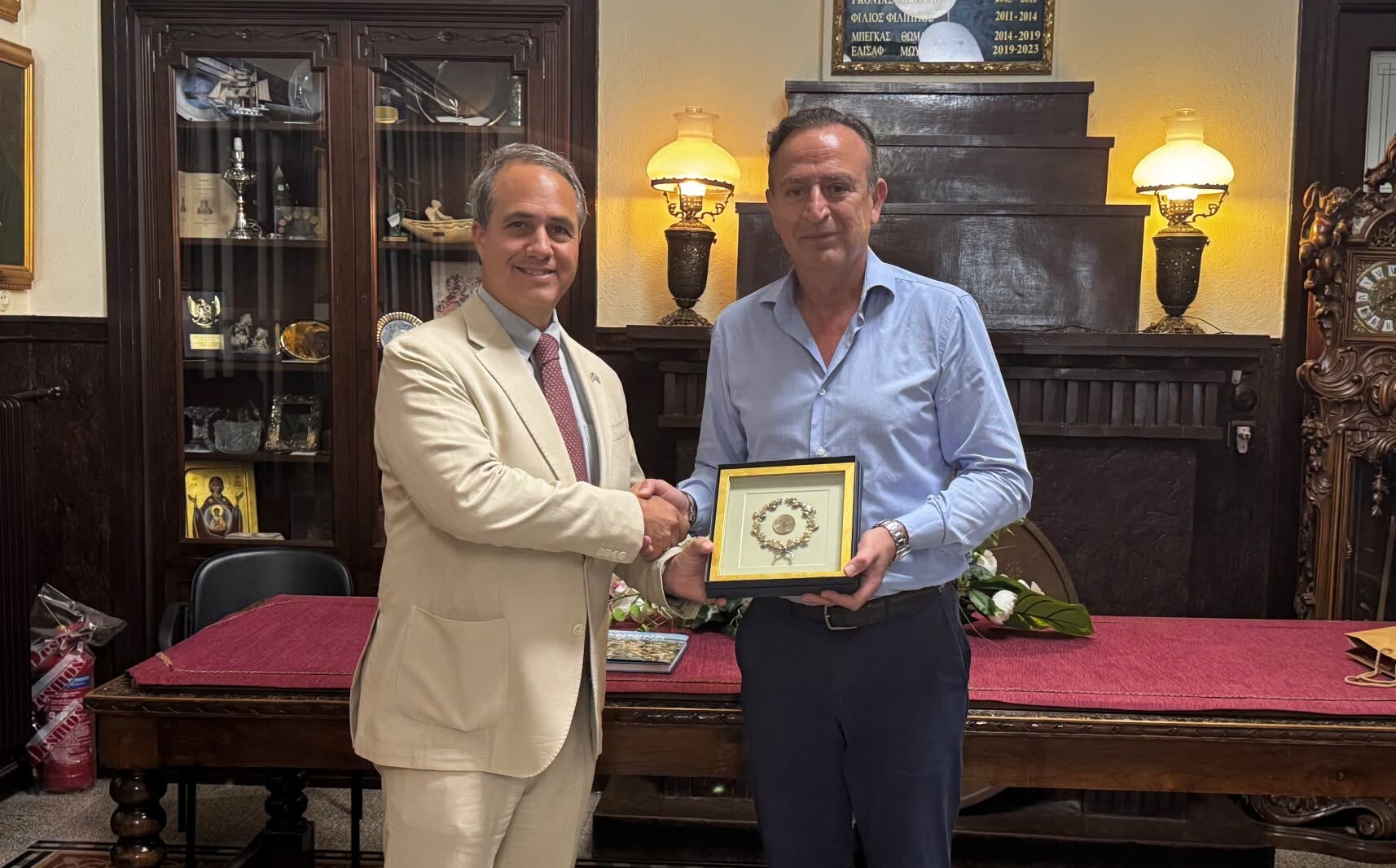 Συνάντηση Δημάρχου Ιωαννίνων με τον Γενικό Πρόξενο των ΗΠΑ στη Θεσ/νίκη