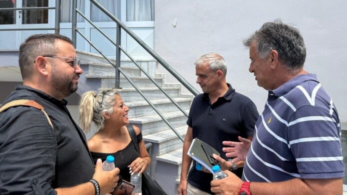 Δήμαρχος Μυτιλήνης: Επίσκεψη στο έργο πυρασφάλειας του Μιχαλέλειου Γηροκομείου Πλωμαρίου