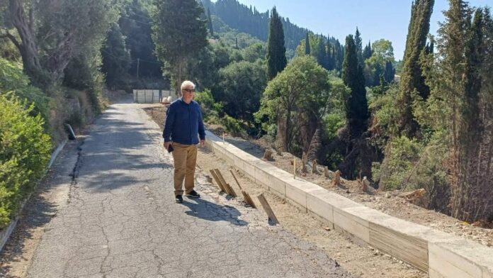 Περιφερειάρχης Ιονίων Νήσων σε αυτοψία έργων της Π.Ε. Κέρκυρας