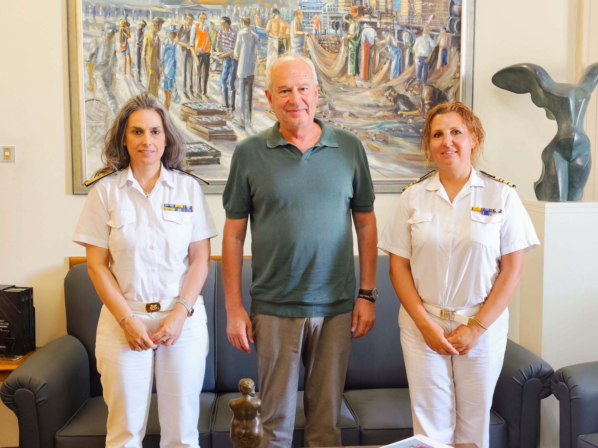 Δήμαρχος Καβάλας συναντήθηκε με τη νέα Διοικητή της 2ης Περιφερειακής Διοίκησης Λιμενικού Σώματος