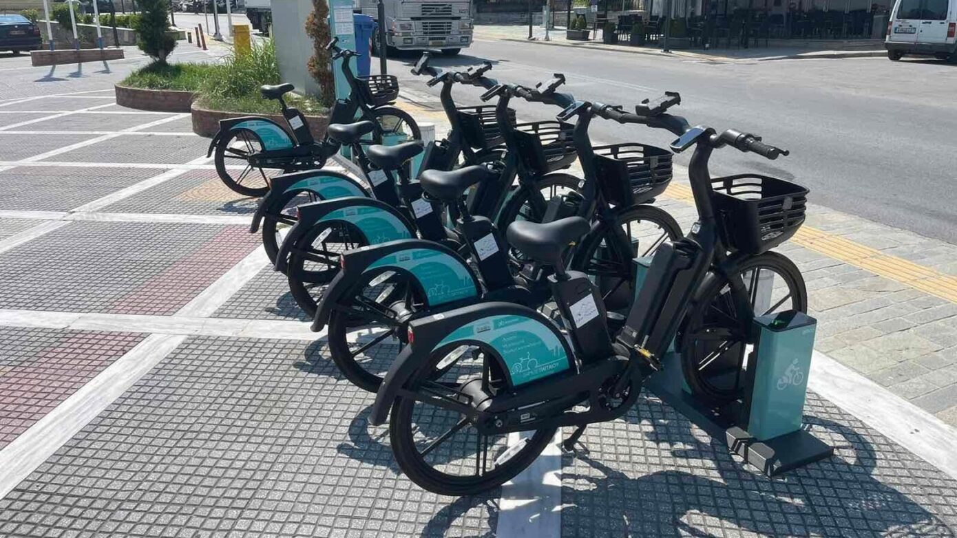 Η λειτουργία των ηλεκτρονικών ποδηλάτων ξεκίνησε στον Δήμο Παγγαίου