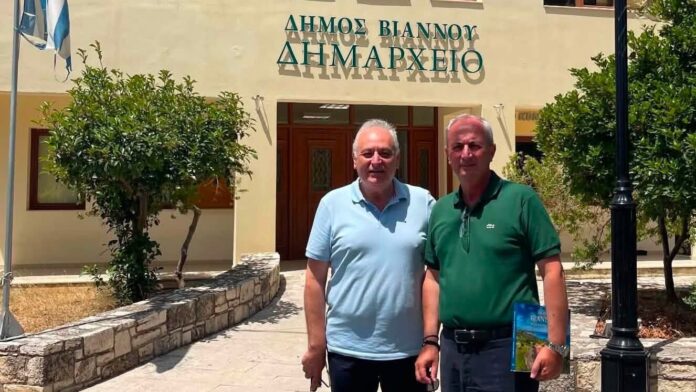 Δήμαρχος Θέρμου επισκέφθηκε τον Δήμο Βιάννου