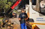 Δ.Αθηναίων: Άμεση κινητοποίηση της Διεύθυνσης Καθαριότητας-Ανακύκλωσης μετά την κακοκαιρία