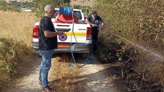 Δήμος Ιωαννιτών: Συνδρομή στην αντιμετώπιση πυρκαγιάς στο Κουτσελιό