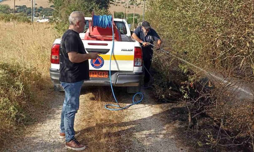 Δήμος Ιωαννιτών: Συνδρομή στην αντιμετώπιση πυρκαγιάς στο Κουτσελιό