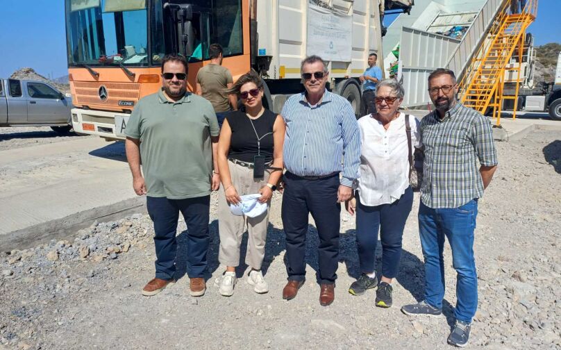 Ο Σταθμός Μεταφόρτωσης Απορριμμάτων του Δήμου Αγίου Βασιλείου σε λειτουργία