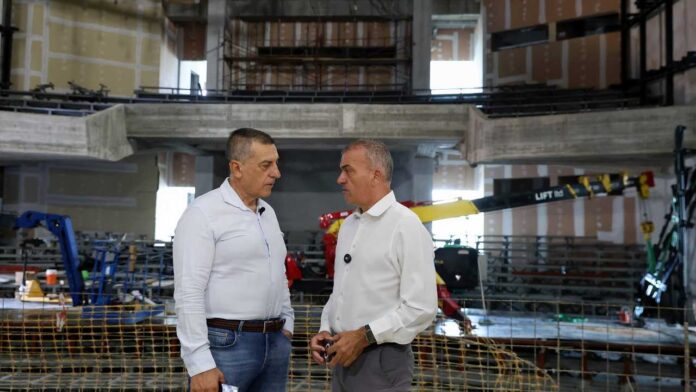 Έργο του Προσκηνίου Πολιτισμού ΟΥΗΛ στην τελική ευθεία – Κοινή αυτοψία Κουρέτα-Μαμάκου