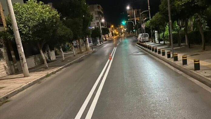 Δήμος Δάφνης-Υμηττού: Ολοκληρώθηκε η Α’ Φάση των εργασιών διαγράμμισης