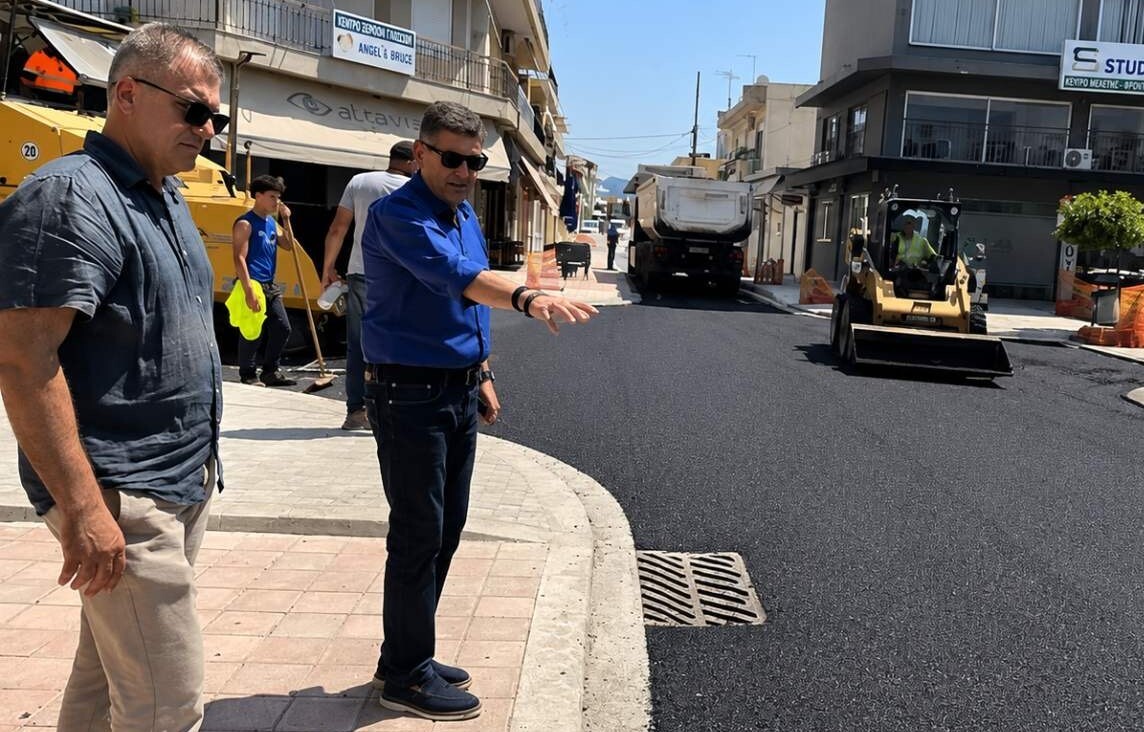 Ολοκληρώθηκε ένα ακόμη τμήμα της β’ φάσης Ανάπλασης της Κάτω Αχαΐας
