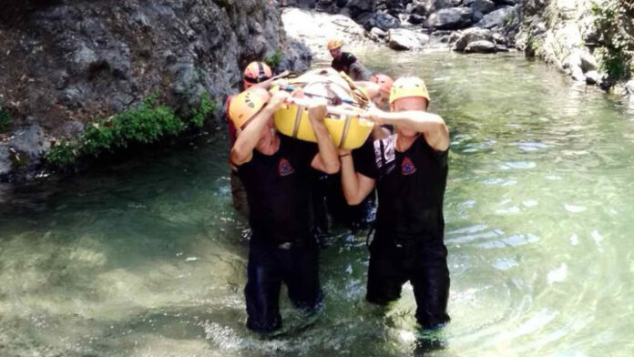 Επιχείρηση διάσωσης τραυματισμένης πεζοπόρου στη Σαμοθράκη