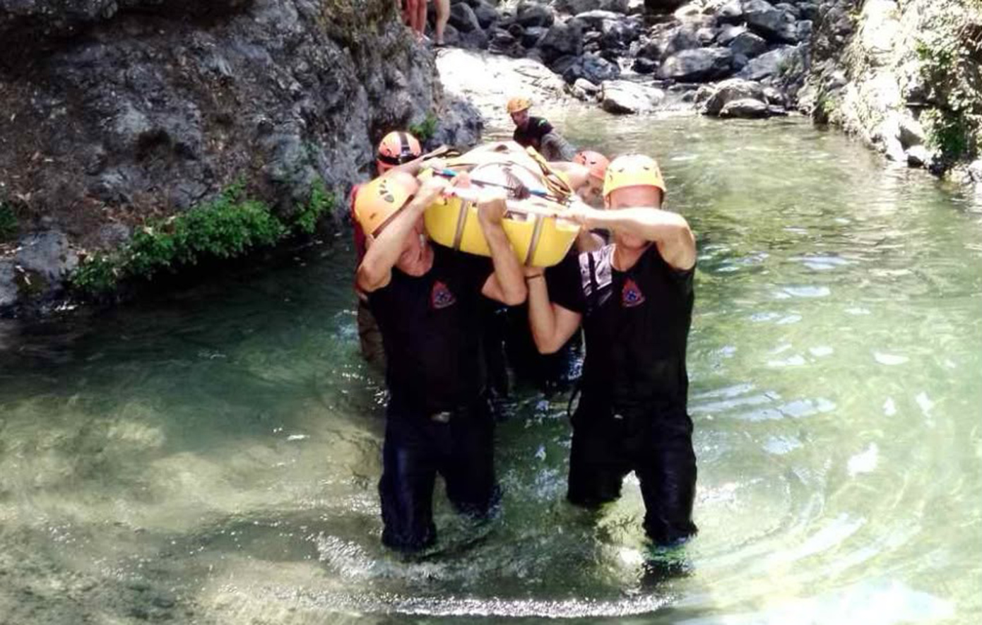 Επιχείρηση διάσωσης τραυματισμένης πεζοπόρου στη Σαμοθράκη