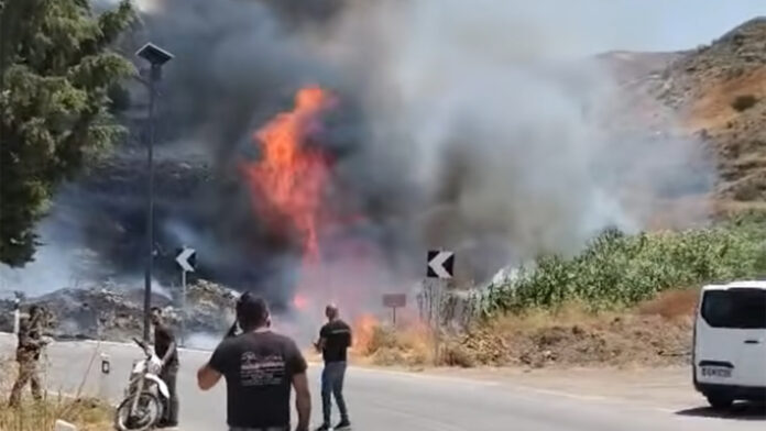 Φωτιά στο Ηράκλειο: Ήχησε το 112