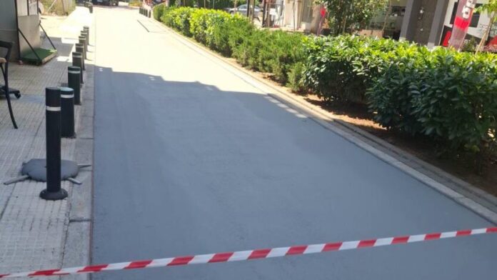 Αποκατάσταση οδοστρώματος στην περιοχή της ΒΑΑ του Δήμου Δράμας
