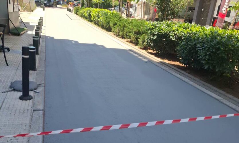 Αποκατάσταση οδοστρώματος στην περιοχή της ΒΑΑ του Δήμου Δράμας
