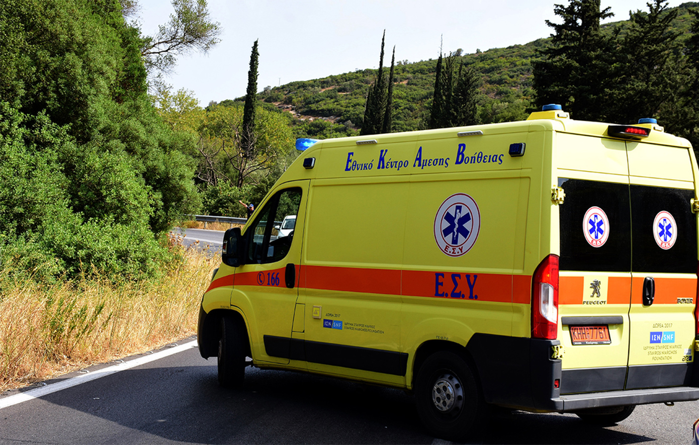 Χαλκιδική: Μετωπική σύγκρουση με πέντε τραυματίες, οι τρεις ανήλικοι