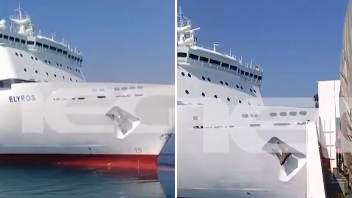 Σύγκρουση των δύο πλοίων στη Σούδα της Κρήτης: νέο βίντεο και ο κίνδυνος από τα 14 βυτιοφόρα με καύσιμα