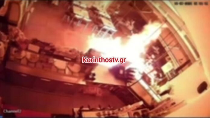 Εμπρηστική επίθεση στη Νεμέα τα ξημερώματα: βίντεο ντοκουμέντο