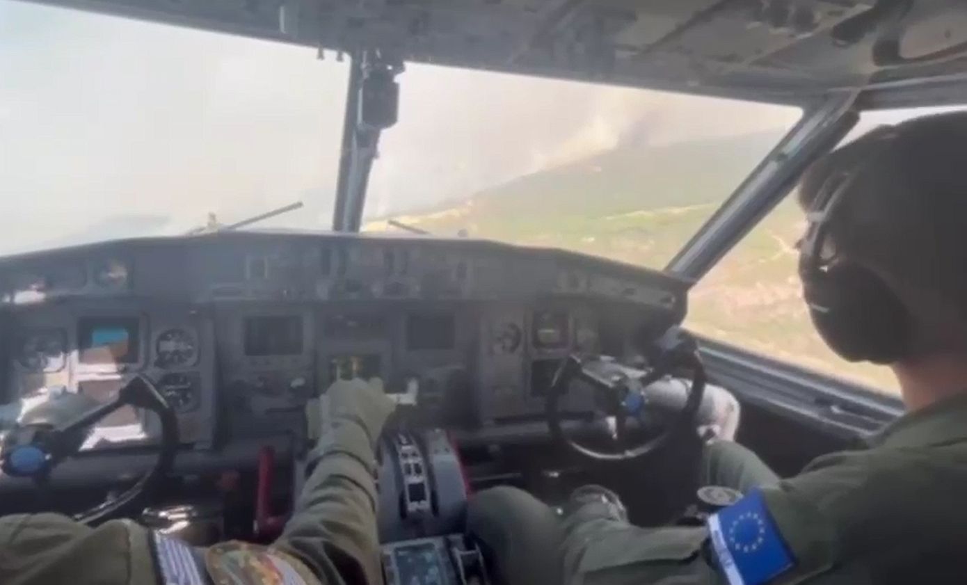 Ισπανία: Τα ελληνικά πυροσβεστικά CL-415 στη μάχη με τις δασικές πυρκαγιές