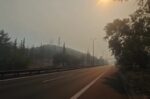 Εθνική Οδός Αθηνών – Κορίνθου: Δρόμος «φάντασμα» από τη φωτιά στην Περιφερειακή Αιγάλεω