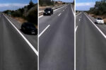 Παραλίγο τραγωδία στην Εγνατία Οδό: Τρία αυτοκίνητα καταγράφηκαν από κάμερα νταλίκας να κινούνται ανάποδα