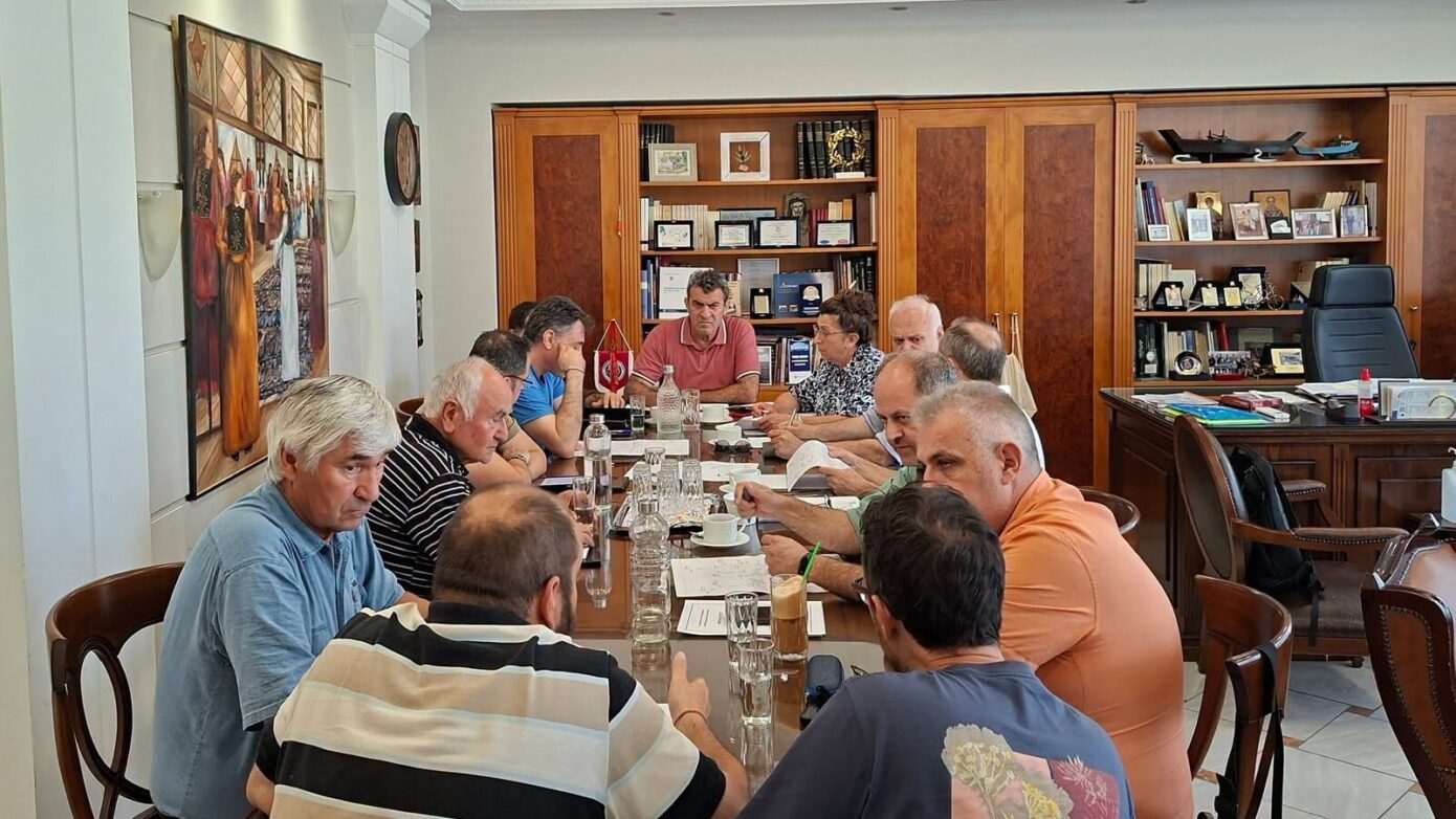 Π.Ε. Καστοριάς: Σύσκεψη με το ΤΟΕΒ Βασιλειάδας για την επικαιροποίηση της μελέτης του αρδευτικού έργου