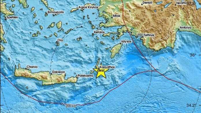 Σεισμός στην Κάρπαθο