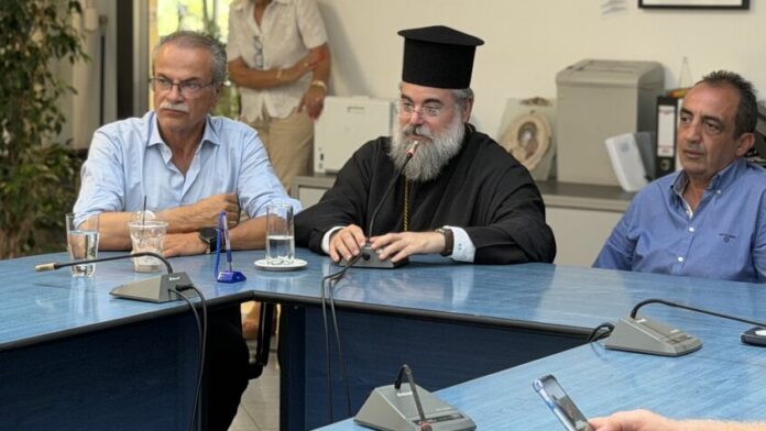 Νέος Μητροπολίτης Κυδωνίας και Αποκορώνου στο Δημαρχείο Πλατανιά
