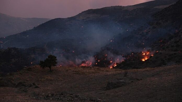 Πυρκαγιές σε Πάρο, Άνδρο και Κάλυμνο – Οι ισχυροί άνεμοι δυσχεραίνουν την κατάσβεση