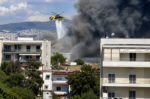 Φωτιά στο Καλοχώρι: συνεχίζεται η επιχείρηση κατάσβεσης