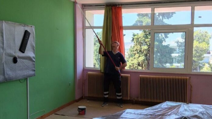 Εργασίες ανακαίνισης σε εξέλιξη στο 2ο Δημοτικό Σχολείο Ηρακλείου Αττικής