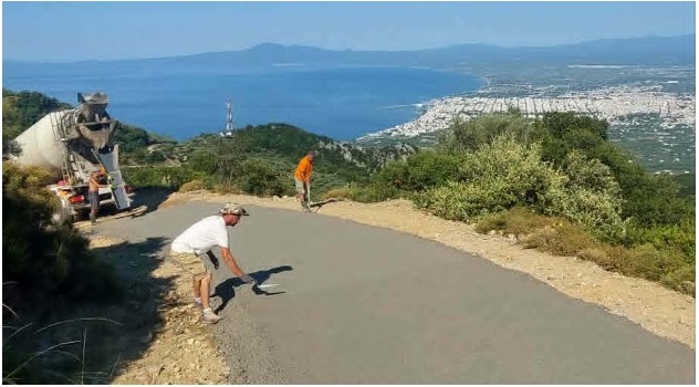 Εργασίες βελτίωσης της αγροτικής οδοποιίας στον Δήμο Καλαμάτας