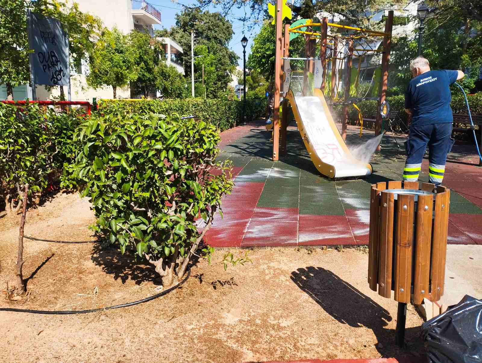Οι καθαρισμοί του Δήμου Αμαρουσίου συνεχίζονται με αμείωτη ένταση