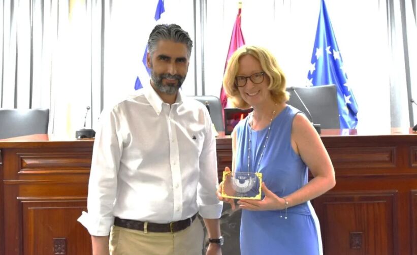 Η Πρέσβειρα της Αυστρίας στην Ελλάδα επισκέφθηκε τη Λάρισα