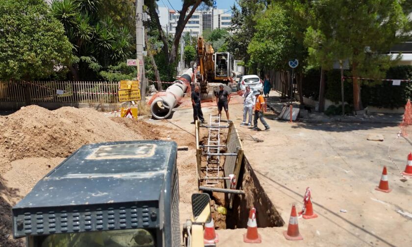 Αντιπλημμυρική θωράκιση της Αγίας Φιλοθέης Αμαρουσίου προχωρά