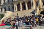 Σύρος: Διαδηλώσεις κατοίκων για το κρουαζιερόπλοιο ισραηλινών συμφερόντων και νέα αναταραχή