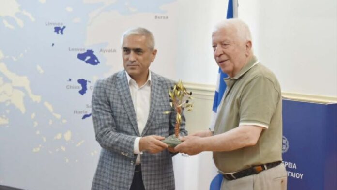Περιφερειάρχης Β. Αιγαίου: συνάντηση με αντιπροσωπεία από το Αλιαγά της Τουρκίας